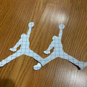 Air Jordan Car Window Vinyl Decal White glossy